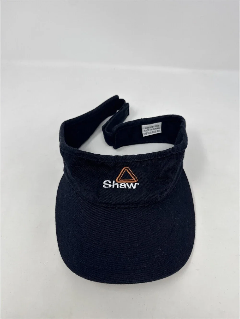 Shaw Black Visor Hat Adjustable